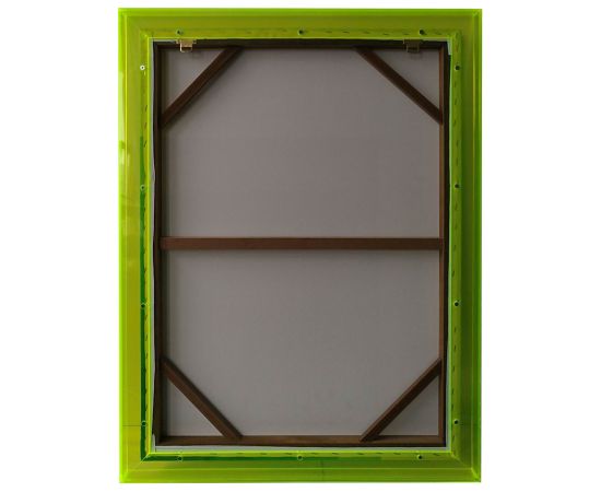 Wall art WALLY 60x80cm, green, acrylic