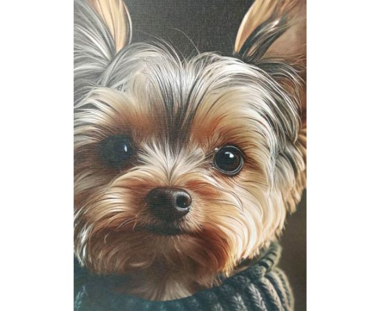 Wall art WALLY 50x50cm, small dog
