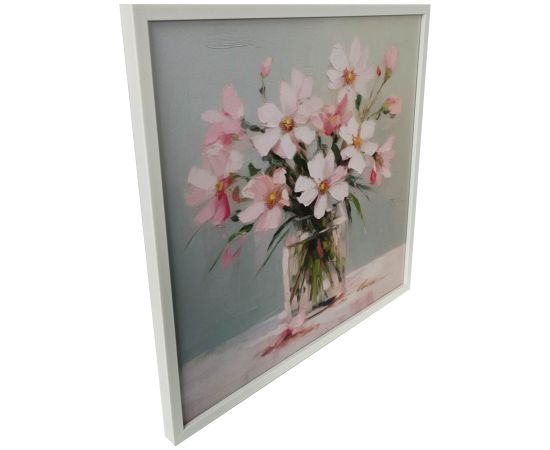 Wall art WALLY 40x40cm, bouquet of flowers