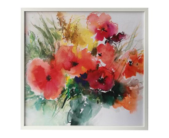 Wall art WALLY 40x40cm, marigolds
