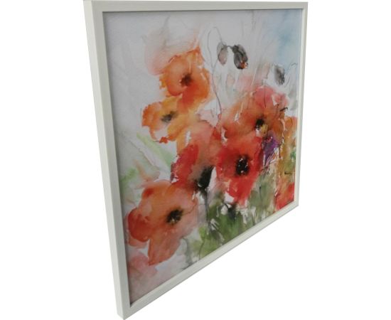 Wall art WALLY 40x40cm, poppies