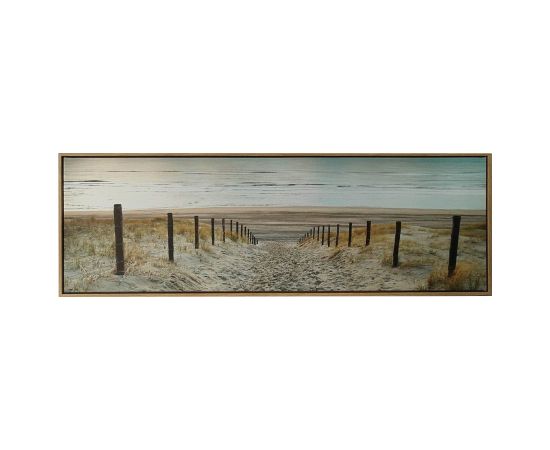 Kanva ar rāmi SWALLY 30x90cm, ceļš uz pludmali