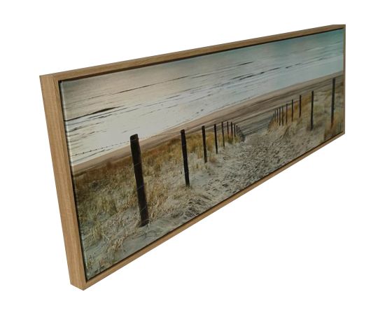 Kanva ar rāmi SWALLY 30x90cm, ceļš uz pludmali