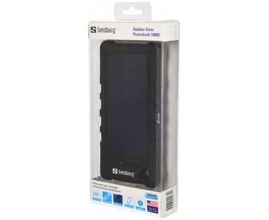 Sandberg Outdoor Solar Powerbank 16000