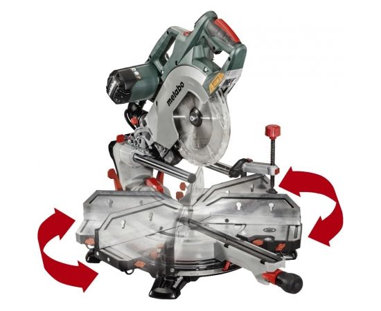 Šķērszāģis KGSV 72 Xact SYM, 305mm, slīpās zāģēšanas funkc., Metabo Ripzāģi