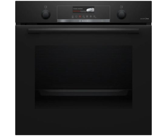 Bosch HBG4795B1S Carbon Black, PyroClean, TFT Cepeškrāsns