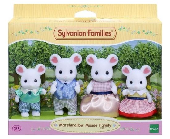 Epoch Sylvanian Families Marshmallow Mouse Family Figure (5308)