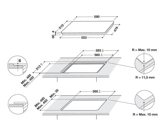 Whirlpool Induction plate Whilrpool