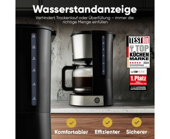 Coffee maker Clatronic, inox