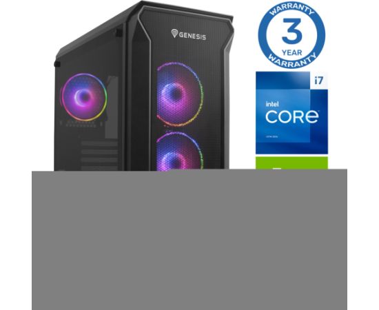 INTOP AQUA i7-14700F 32GB DDR5 500SSD M.2 NVME+2TB RTX5070 12GB WIN11Pro
