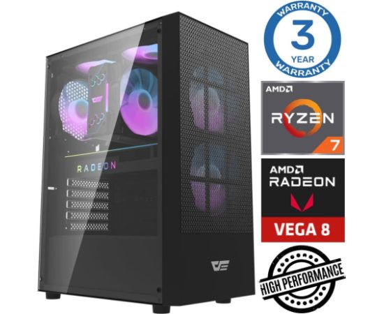 INTOP Ryzen 7 5700G 16GB 250SSD M.2 NVME+2TB Radeon RX Vega 8 no-OS