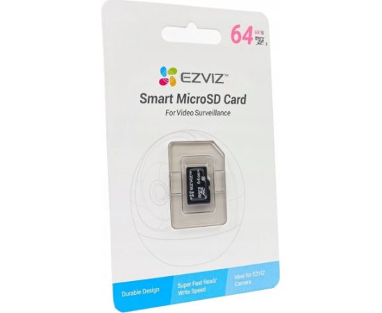 Ezviz D Series MicroSDXC 64 GB Class 10 UHS-I/U3  (CS-CMT-CARDT64G-D)