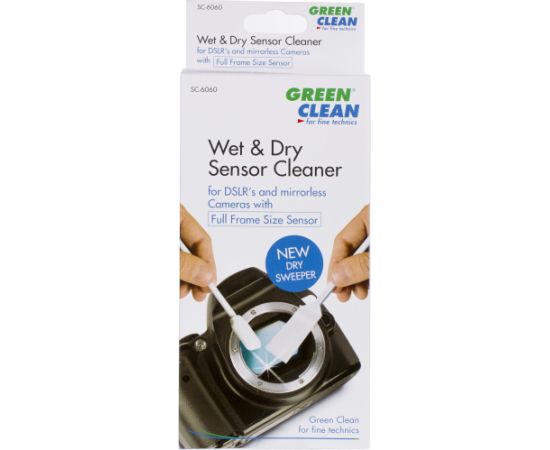 Green Clean sensora tīrīšanas komplekts Wet Foam Swab & Dry Sweeper (SC-6060)