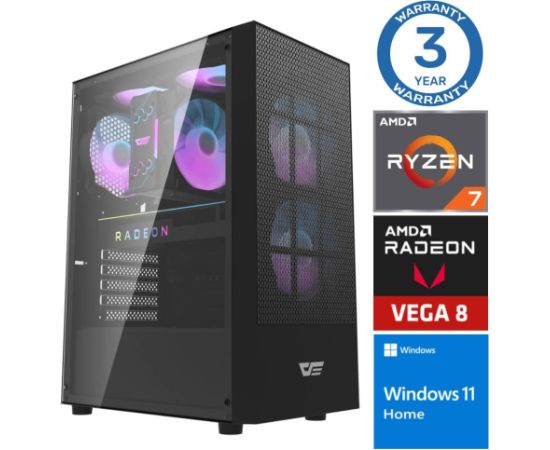 INTOP Ryzen 7 5700G 32GB 500SSD M.2 NVME+2TB Radeon RX Vega 8 WIN11