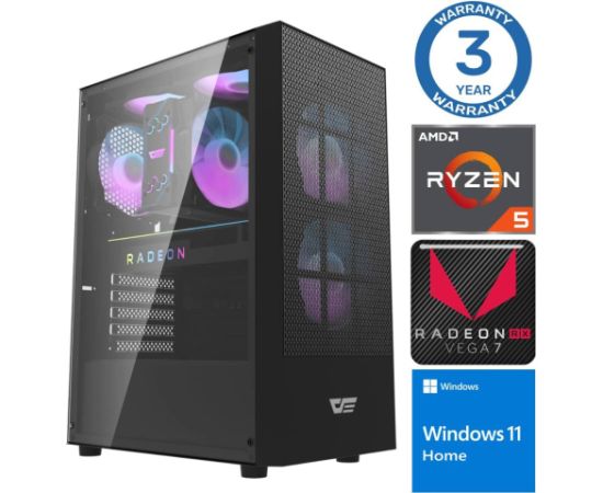 INTOP Ryzen 5 5600GT 8GB 250SSD M.2 NVME+2TB Radeon RX Vega 7 WIN11