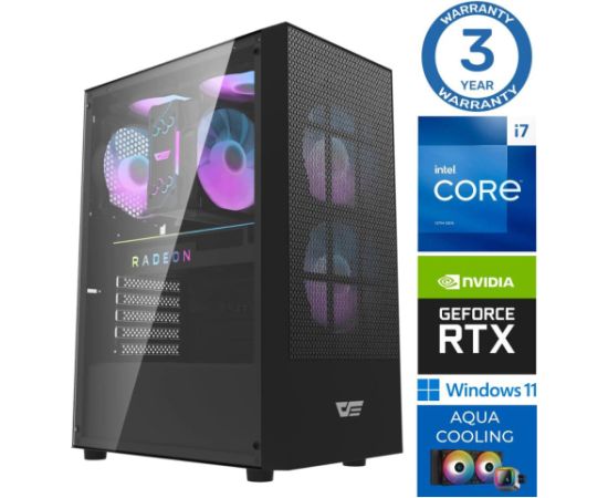 INTOP AQUA i7-14700F 32GB DDR5 500SSD M.2 NVME+2TB RTX4060 8GB WIN11