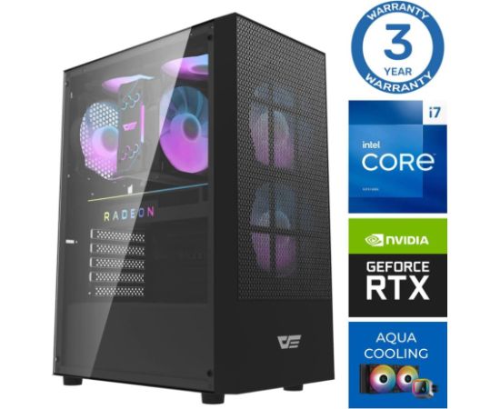 INTOP AQUA i7-14700F 16GB DDR5 500SSD M.2 NVME RTX3060 12GB no-OS