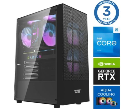 INTOP AQUA i5-13400F 32GB DDR5 500SSD M.2 NVME+2TB RTX3060 12GB no-OS