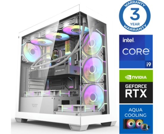 INTOP AQUA i9-14900KF 32GB DDR5 2TB SSD M.2 NVME RTX5070 12GB no-OS
