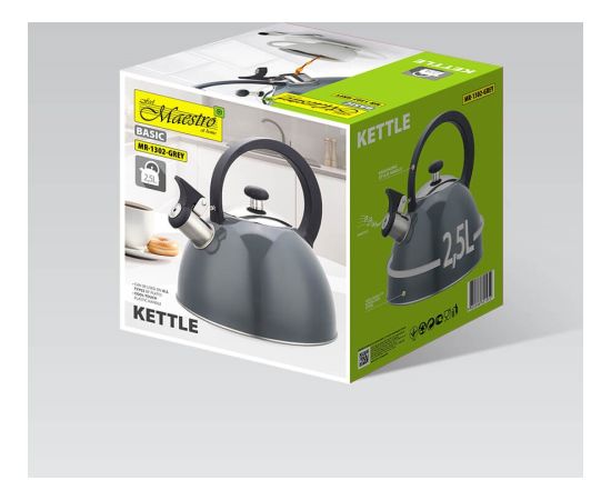 Czajnik 2,5L MAESTRO MR-1302-GREY
