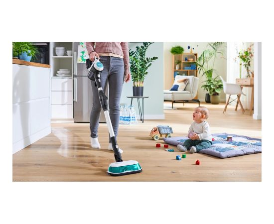 Bosch BCS71HYG4 Cordless 2-in-1 hoover, vacuuming and mopping Unlimited 7 ProHygienic Aqua White