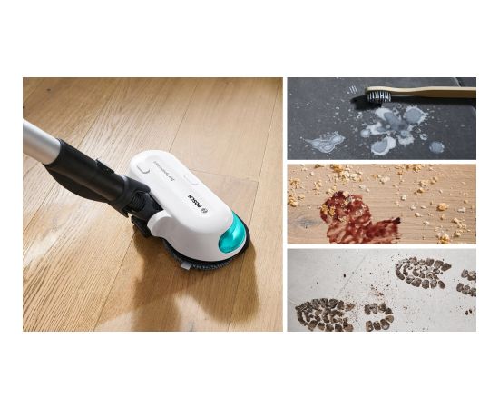 Bosch BCS71HYG4 Cordless 2-in-1 hoover, vacuuming and mopping Unlimited 7 ProHygienic Aqua White