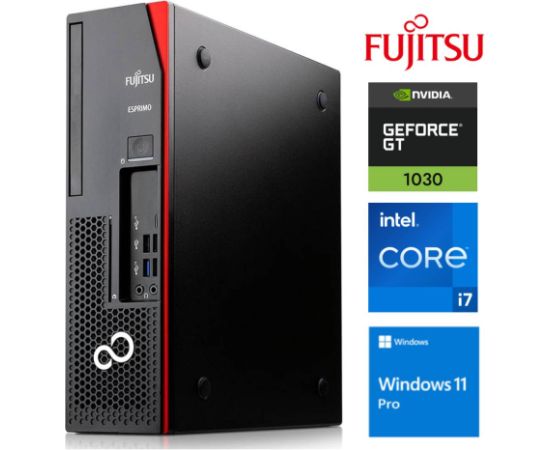 Fujitsu D738 SFF i7-9700 8GB 1TB SSD M.2 NVME GT1030 2GB WIN11Pro