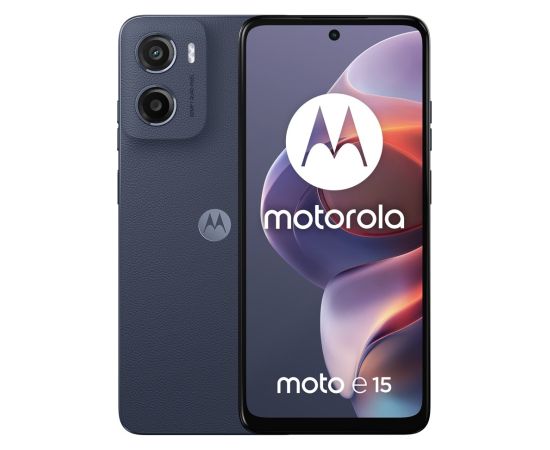 Motorola moto e15 16.9 cm (6.67") Dual SIM Android 14 Go edition 4G USB Type-C 2 GB 64 GB 5200 mAh Blue