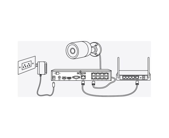 Reolink P330 - 4K 8MP UHD Outdoor PoE Security Camera with 256GB Capacity, Smart Alerts, Audio Recording, & Night Vision