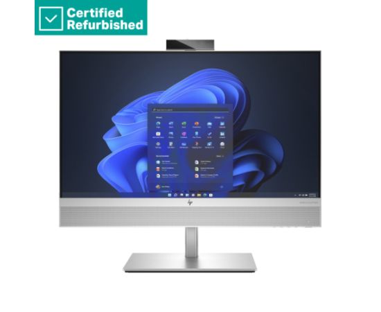 RENEW SILVER HP Elite 840 G9 AIO All-in-One - i7-12700, 16GB, 512GB SSD, 23.8 FHD Touch AG, Height Adjustable, Win 11 Pro, 1 years / 5V8H6EAR#ABU All In One Datori (AIO)
