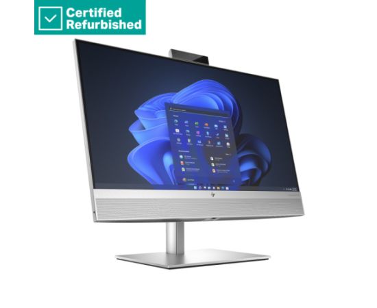 RENEW SILVER HP Elite 840 G9 AIO All-in-One - i7-12700, 16GB, 512GB SSD, 23.8 FHD Touch AG, Height Adjustable, Win 11 Pro, 1 years / 5V8H6EAR#ABU All In One Datori (AIO)