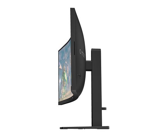 HP OMEN 34c WQHD Curved Gaming Monitor - 34" 3440 x 1440 WQHD 400-nit 165Hz AG, VA, 2x HDMI/DisplayPort/Audio Jack, speakers, height adjustable/tilt, 1 years / 780K8AA#ABB