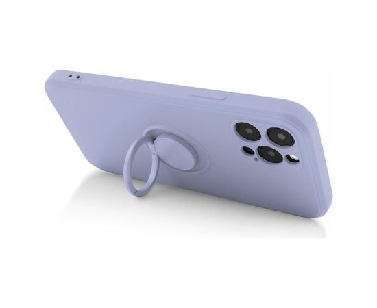Mocco Pastel Ring Silicone Back Case Силиконовый чехол для Samsung Galaxy S21 FE 5G Фиолетовый