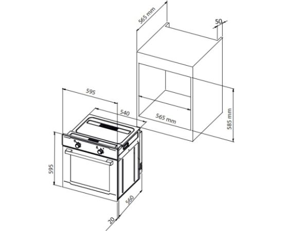 Schlosser OER636CCR Built-in Oven