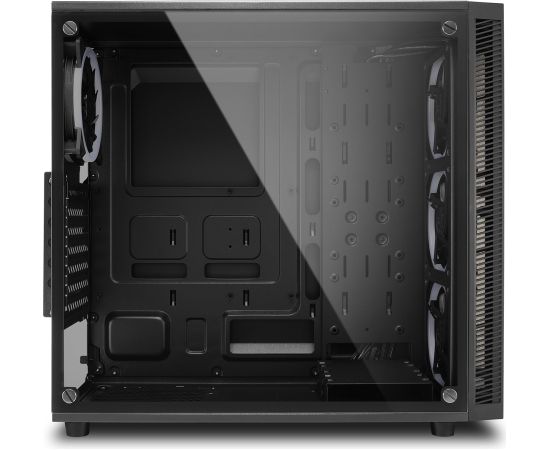 Sharkoon TG4 RGB - black + 2 hardened glass