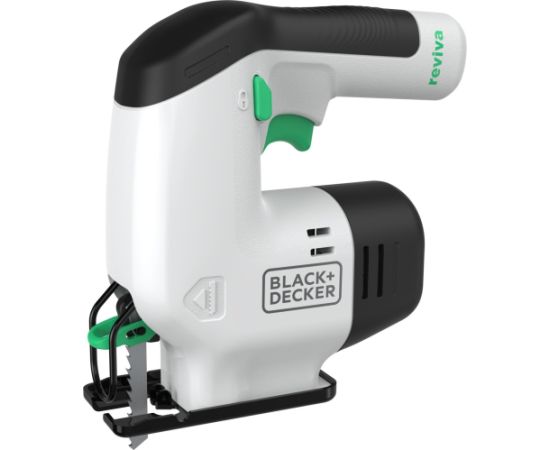 Black&decker BLACK+DECKER reviva cordless jigsaw, 12 volts (white/black, integrated battery 1.5 Ah)