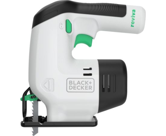 Black&decker BLACK+DECKER reviva cordless jigsaw, 12 volts (white/black, integrated battery 1.5 Ah)