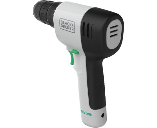 Black&decker BLACK+DECKER reviva cordless drill/driver, 12 volts (white/black, integrated Li-ion battery 1.5 Ah)