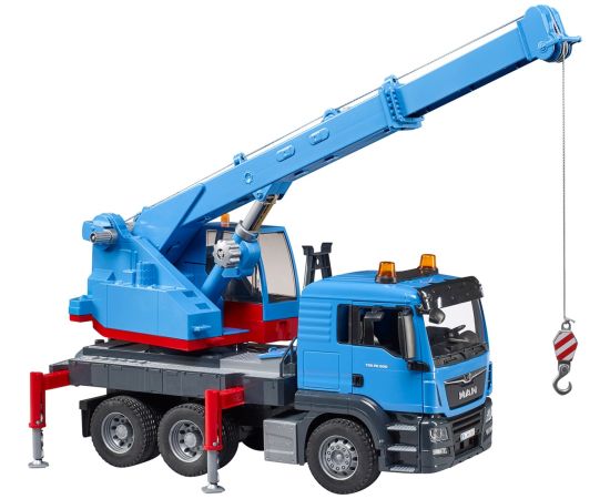 BRUDER MAN TGS crane truck, model vehicle
