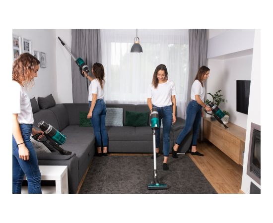 Concept VP6110 stick vacuum/electric broom 2-in-1 stick vacuum Battery Dry HEPA Bagless Black, Blue 2.5 Ah