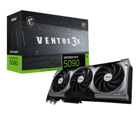 MSI VENTUS GEFORCE RTX 5090 32G 3X OC graphics card NVIDIA 32 GB GDDR7