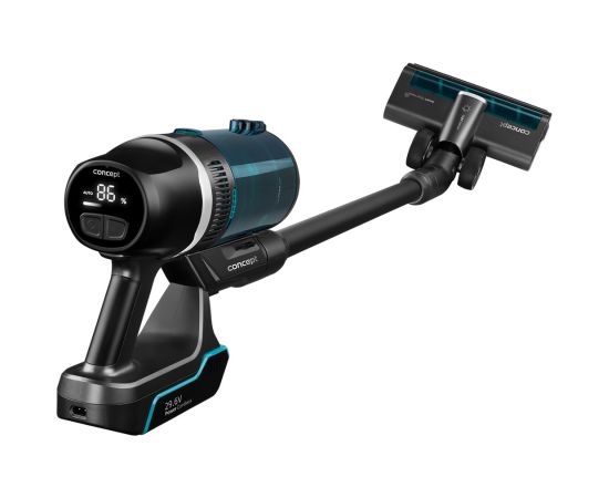 Concept VP6130 stick vacuum/electric broom 2-in-1 stick vacuum Battery Dry HEPA Bagless 480 W Black, Blue 2.5 Ah