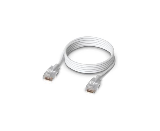 Ubiquiti UACC-Cable-Patch-EL-1M-W networking cable Translucent, White Cat6