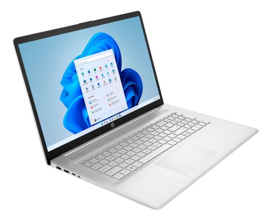 HP 17-CN2068CL i5-1235U 17.3" FHD AG 8GB SSD512 BT BLKB FPR Win11 Natural Silver (REPACK) 2Y