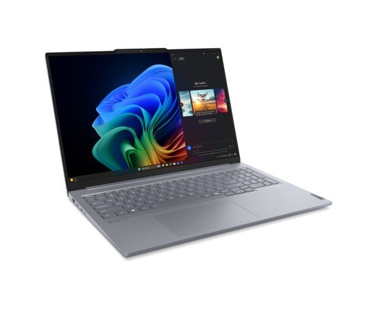 Lenovo ThinkBook 16 G7 Snapdragon X Plus X1P-42-100 16" WUXGA IPS 300nits AG 60Hz 32GB DDR5 SSD1TB Qualcomm Adreno 84Wh W11Pro Luna Grey 3Y Onsite