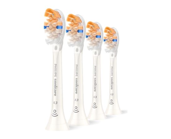Philips Sonicare A3 Premium All-in-One zobu birstes uzgalis, 4gab, balts