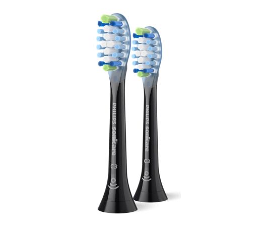 Philips Sonicare C3 Premium Plaque Defence zobu birstes uzgalis (2gab) melns