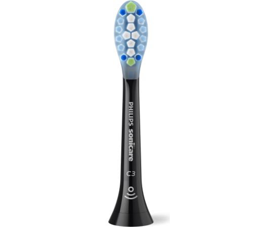 Philips Sonicare C3 Premium Plaque Defence zobu birstes uzgalis (2gab) melns