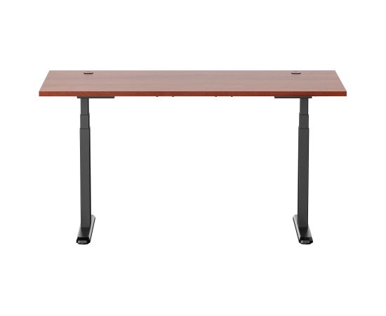 Регулируемый по высоте стол Up Up Thor Black, Table top L Dark Walnut