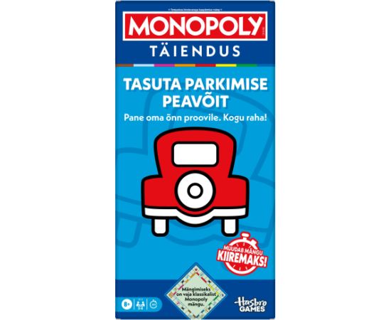 MONOPOLY Настольная Игра Tasuta Parkimise Peavõit (на эстонском яз.)
